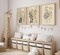 Summer 3 Pcs Vintage Botanical Wall Decor, Nature Floral Plants Wall Decor with Daisies, Dandelion, and Wildflower Posters, Watercolor Rustic Farmhouse Canvas Prints, Boho Neutral Paintings for Living Room, Unframed